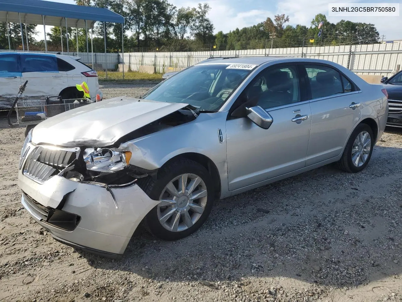 2011 Lincoln Mkz VIN: 3LNHL2GC5BR750580 Lot: 69241804