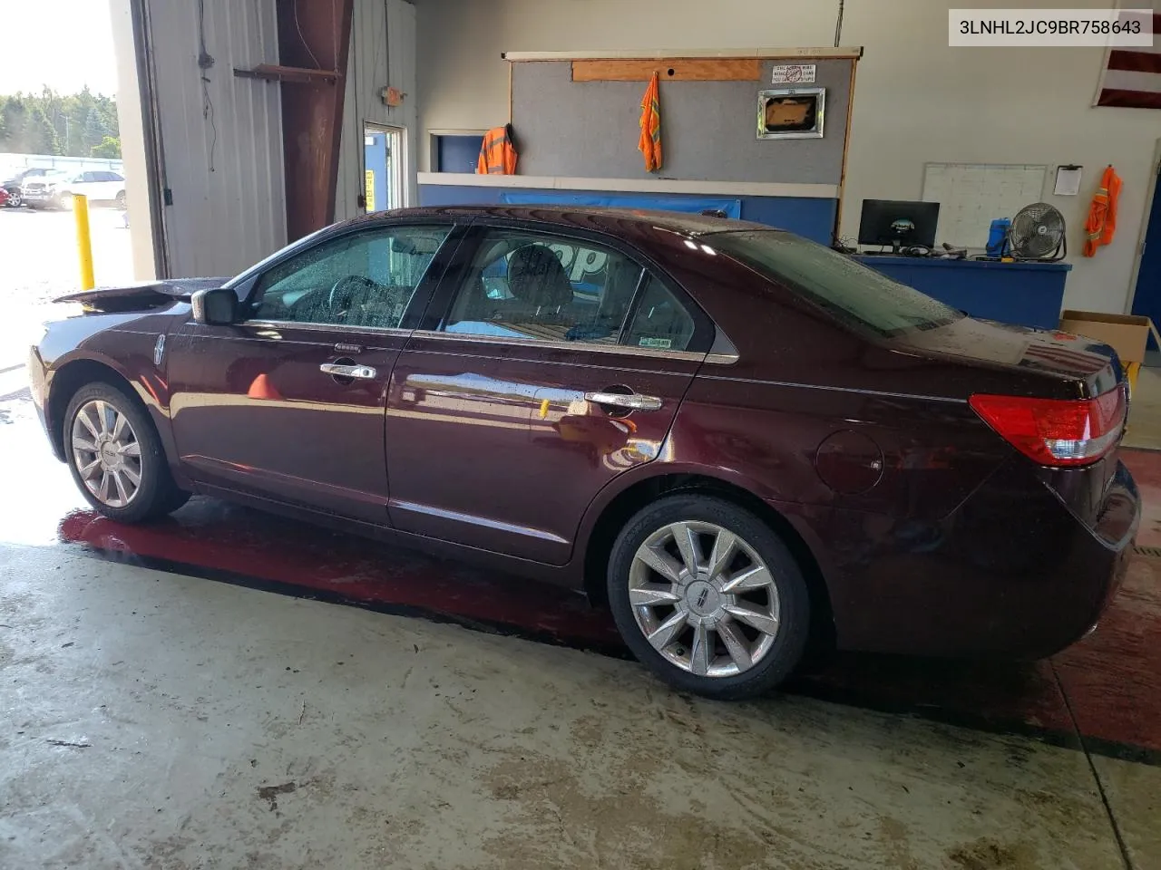 2011 Lincoln Mkz VIN: 3LNHL2JC9BR758643 Lot: 70062294