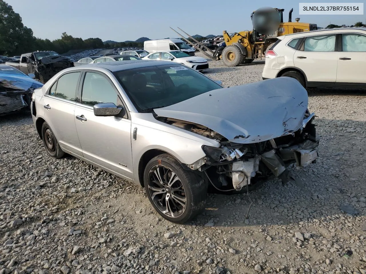 2011 Lincoln Mkz Hybrid VIN: 3LNDL2L37BR755154 Lot: 70333954