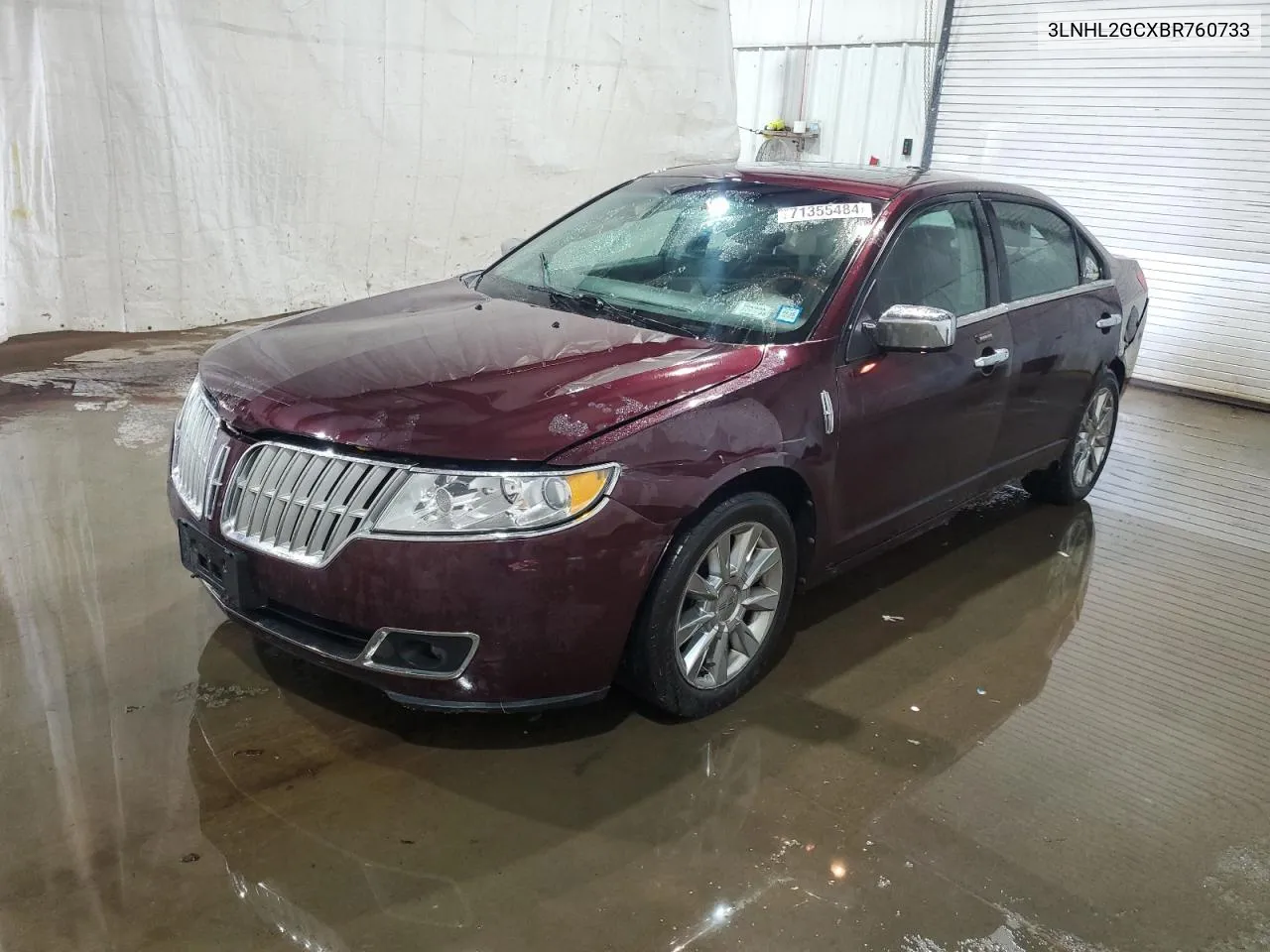 2011 Lincoln Mkz VIN: 3LNHL2GCXBR760733 Lot: 71355484