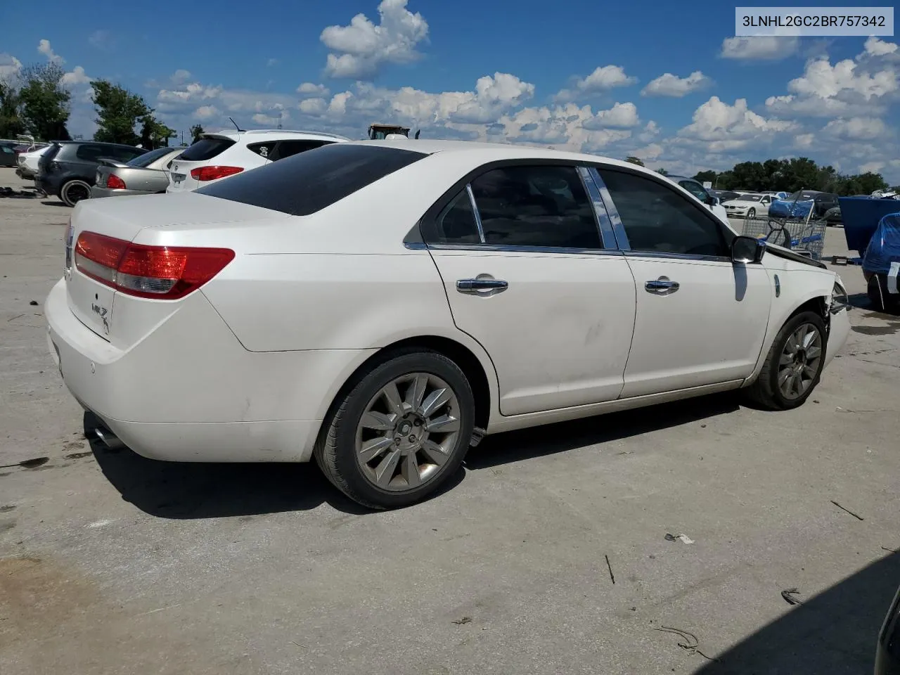 2011 Lincoln Mkz VIN: 3LNHL2GC2BR757342 Lot: 71645284