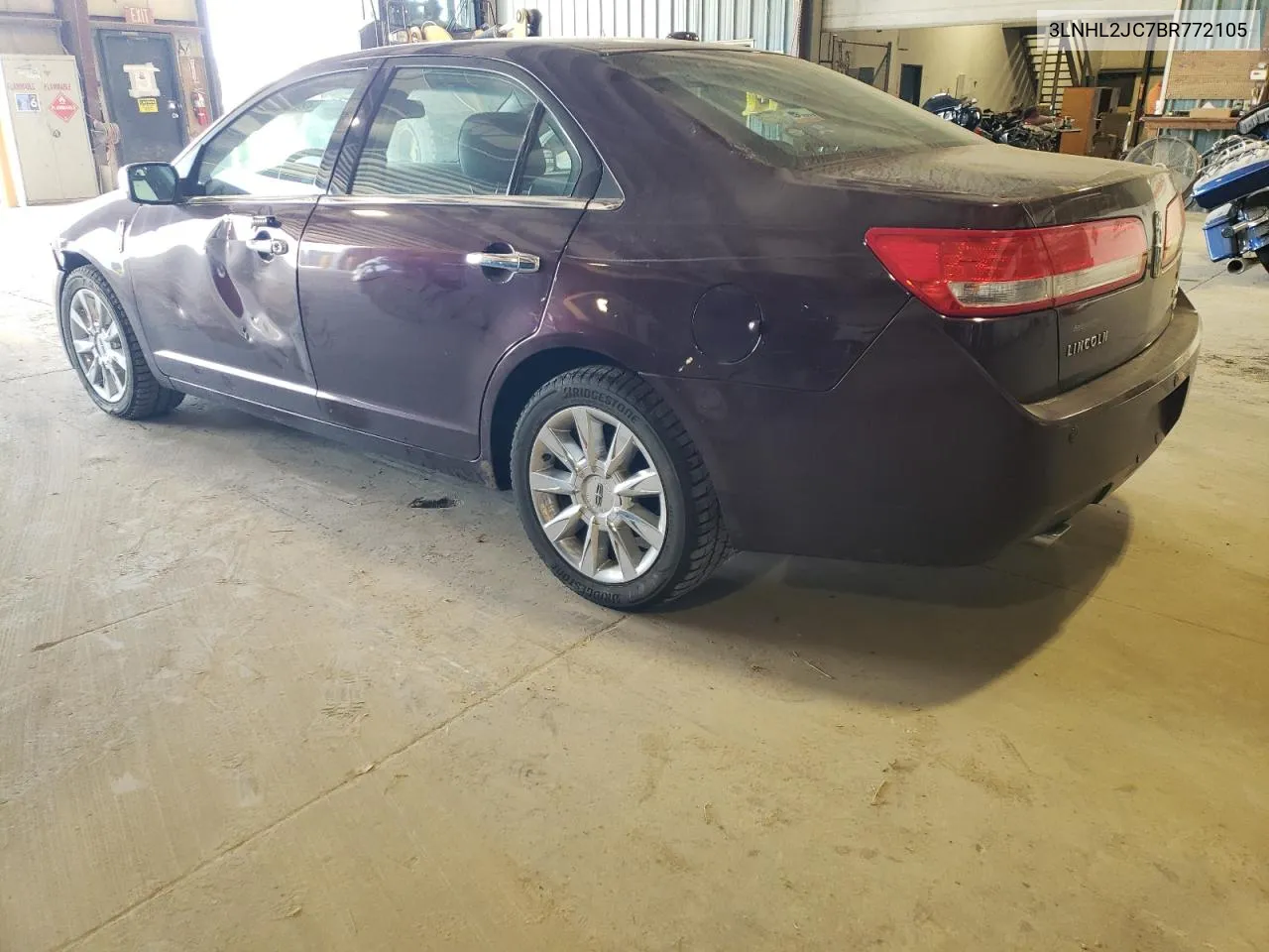 2011 Lincoln Mkz VIN: 3LNHL2JC7BR772105 Lot: 72004084