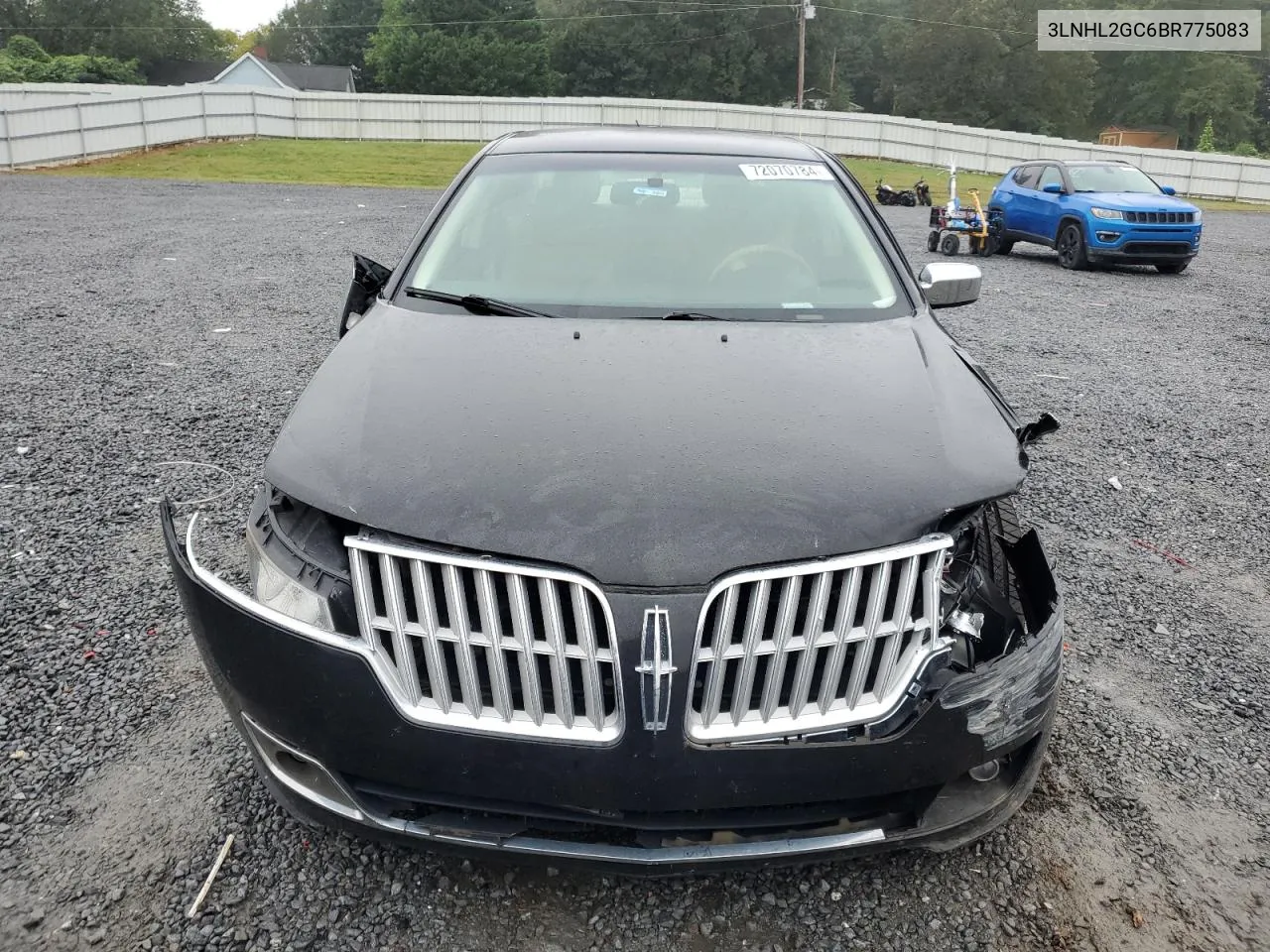 2011 Lincoln Mkz VIN: 3LNHL2GC6BR775083 Lot: 72070784