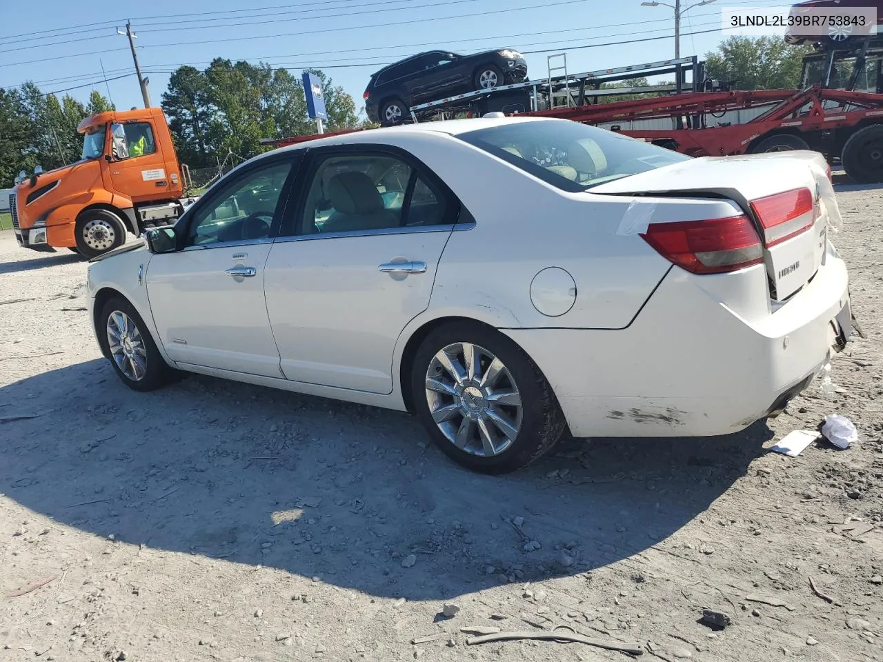 2011 Lincoln Mkz Hybrid VIN: 3LNDL2L39BR753843 Lot: 72367424