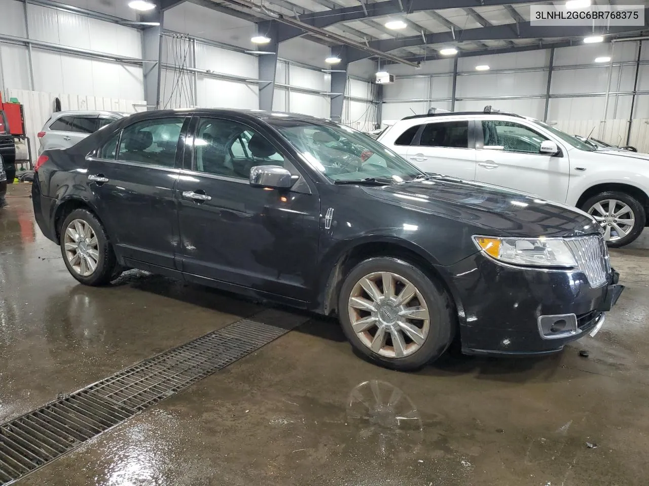 3LNHL2GC6BR768375 2011 Lincoln Mkz