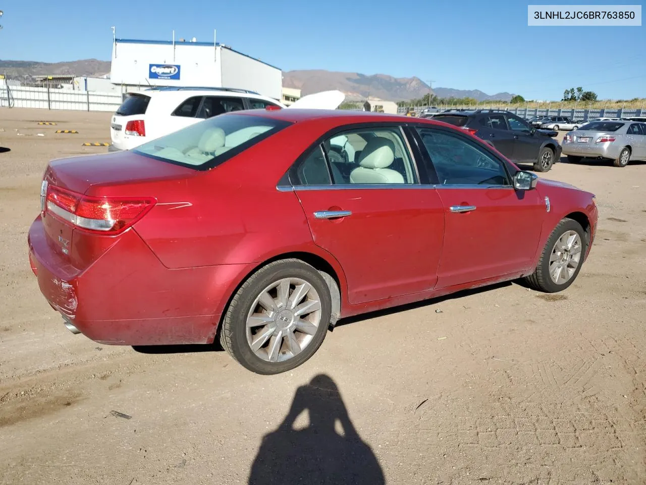 2011 Lincoln Mkz VIN: 3LNHL2JC6BR763850 Lot: 73799614