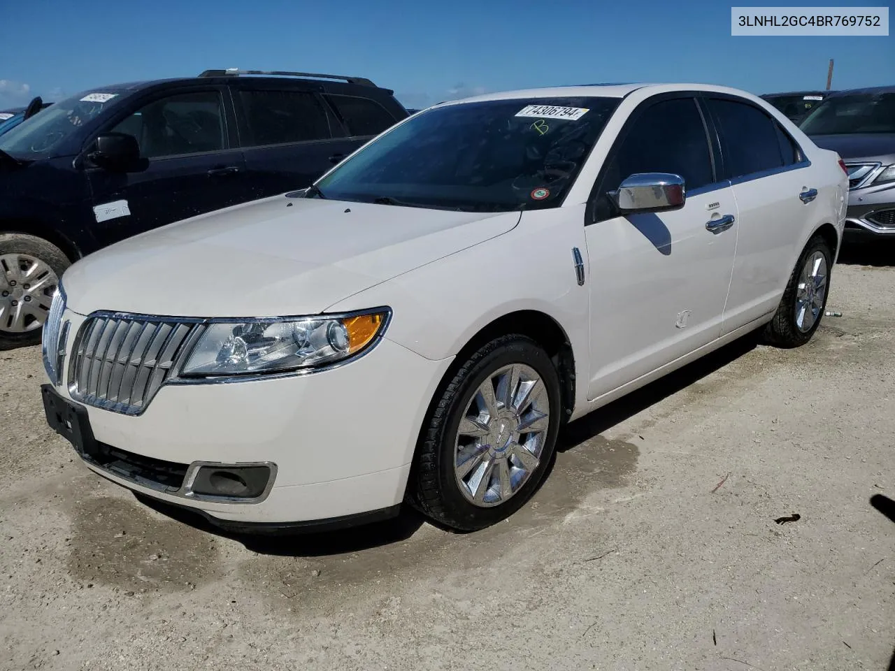 2011 Lincoln Mkz VIN: 3LNHL2GC4BR769752 Lot: 74306794