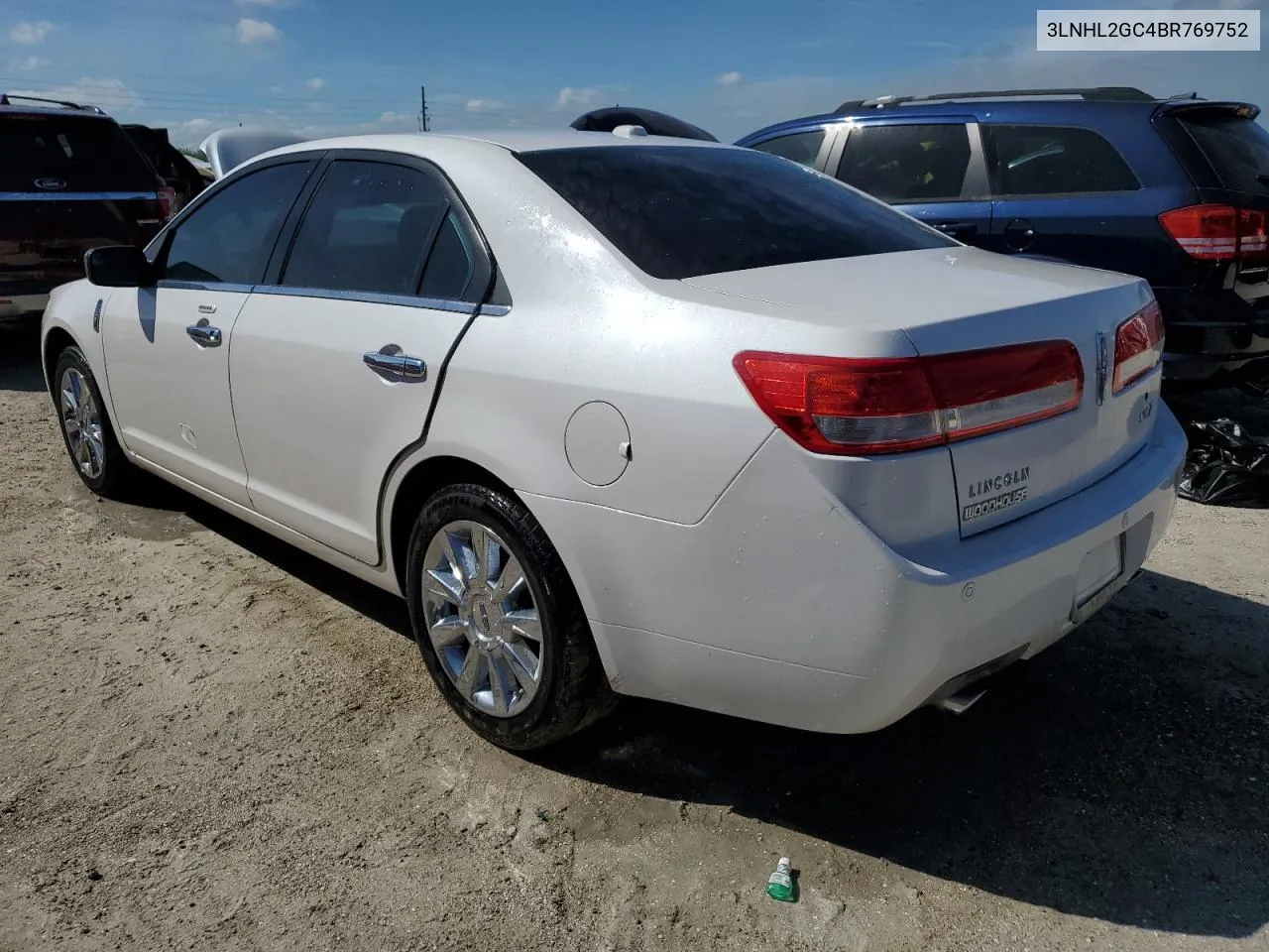 2011 Lincoln Mkz VIN: 3LNHL2GC4BR769752 Lot: 74306794