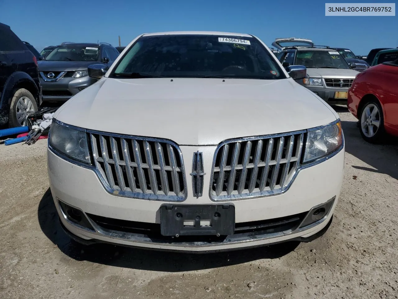 2011 Lincoln Mkz VIN: 3LNHL2GC4BR769752 Lot: 74306794