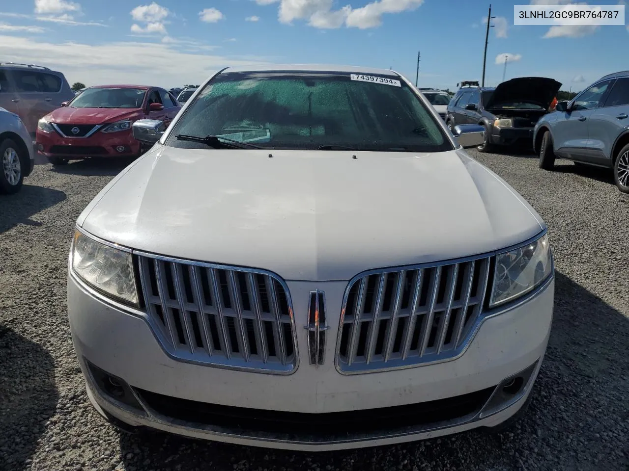 2011 Lincoln Mkz VIN: 3LNHL2GC9BR764787 Lot: 74397394