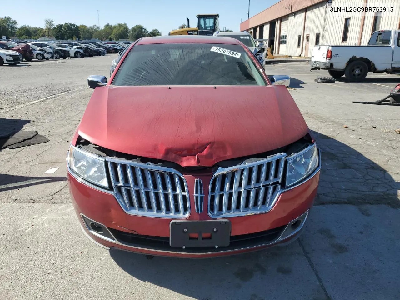 2011 Lincoln Mkz VIN: 3LNHL2GC9BR763915 Lot: 75267594