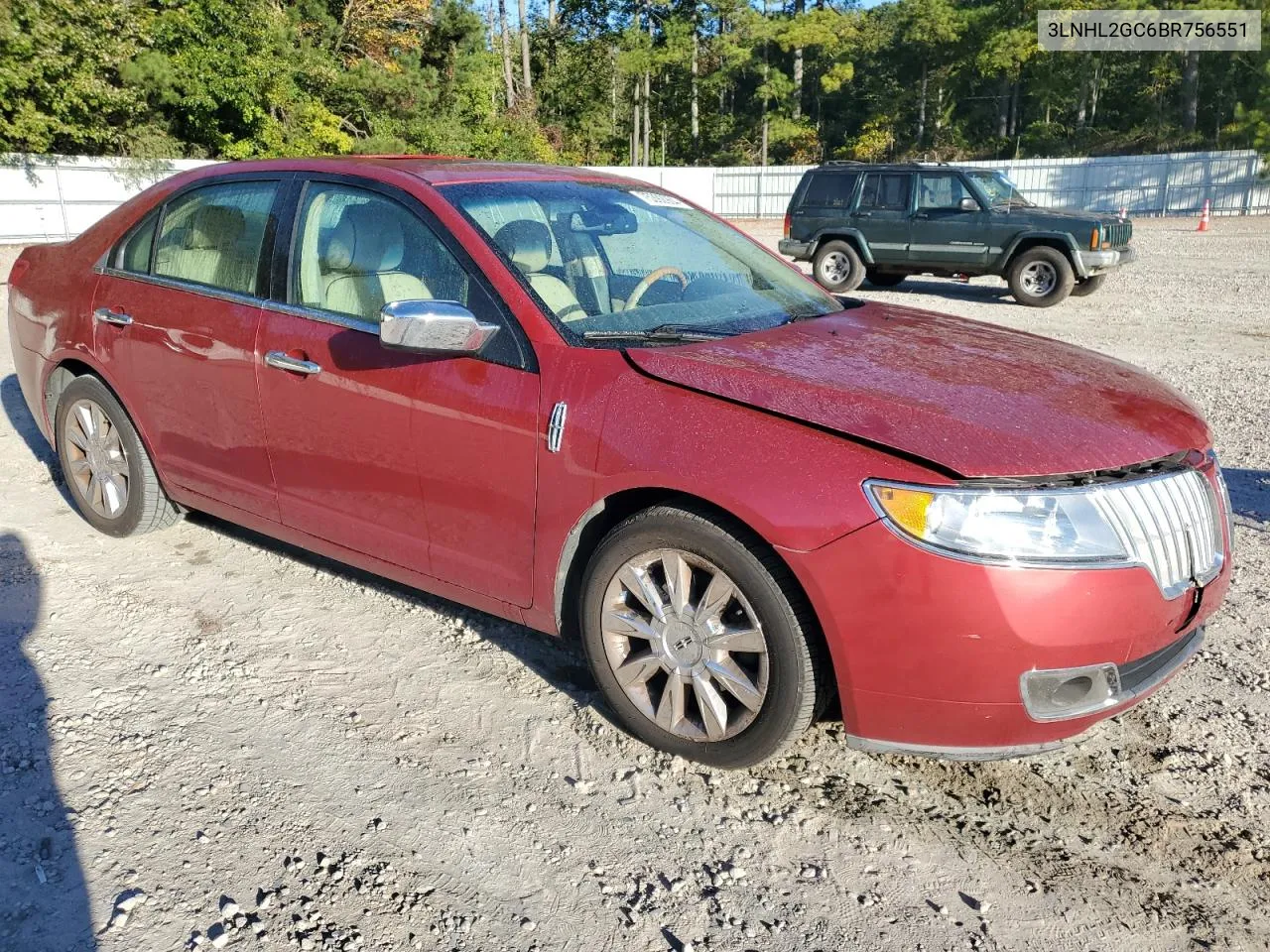 2011 Lincoln Mkz VIN: 3LNHL2GC6BR756551 Lot: 75392964