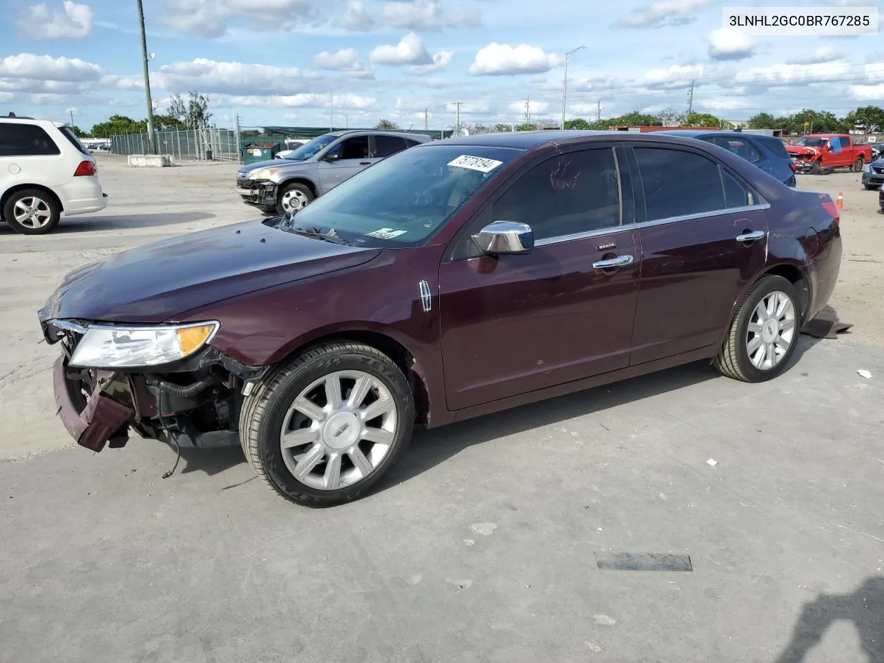 2011 Lincoln Mkz VIN: 3LNHL2GC0BR767285 Lot: 75778194