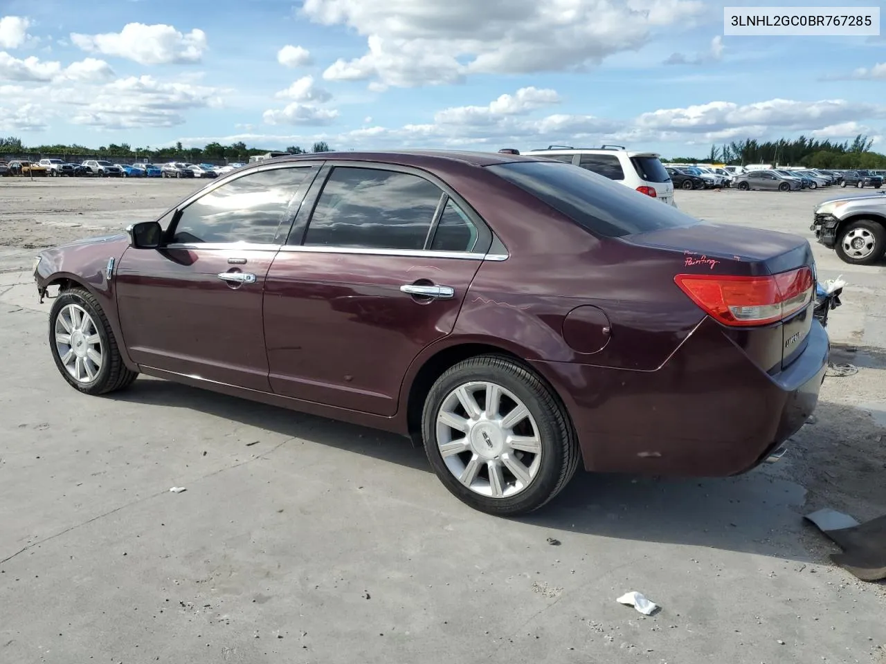 2011 Lincoln Mkz VIN: 3LNHL2GC0BR767285 Lot: 75778194