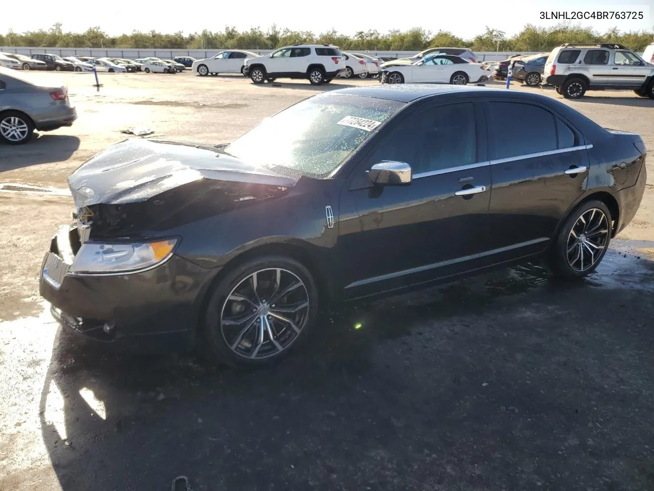 2011 Lincoln Mkz VIN: 3LNHL2GC4BR763725 Lot: 77284224