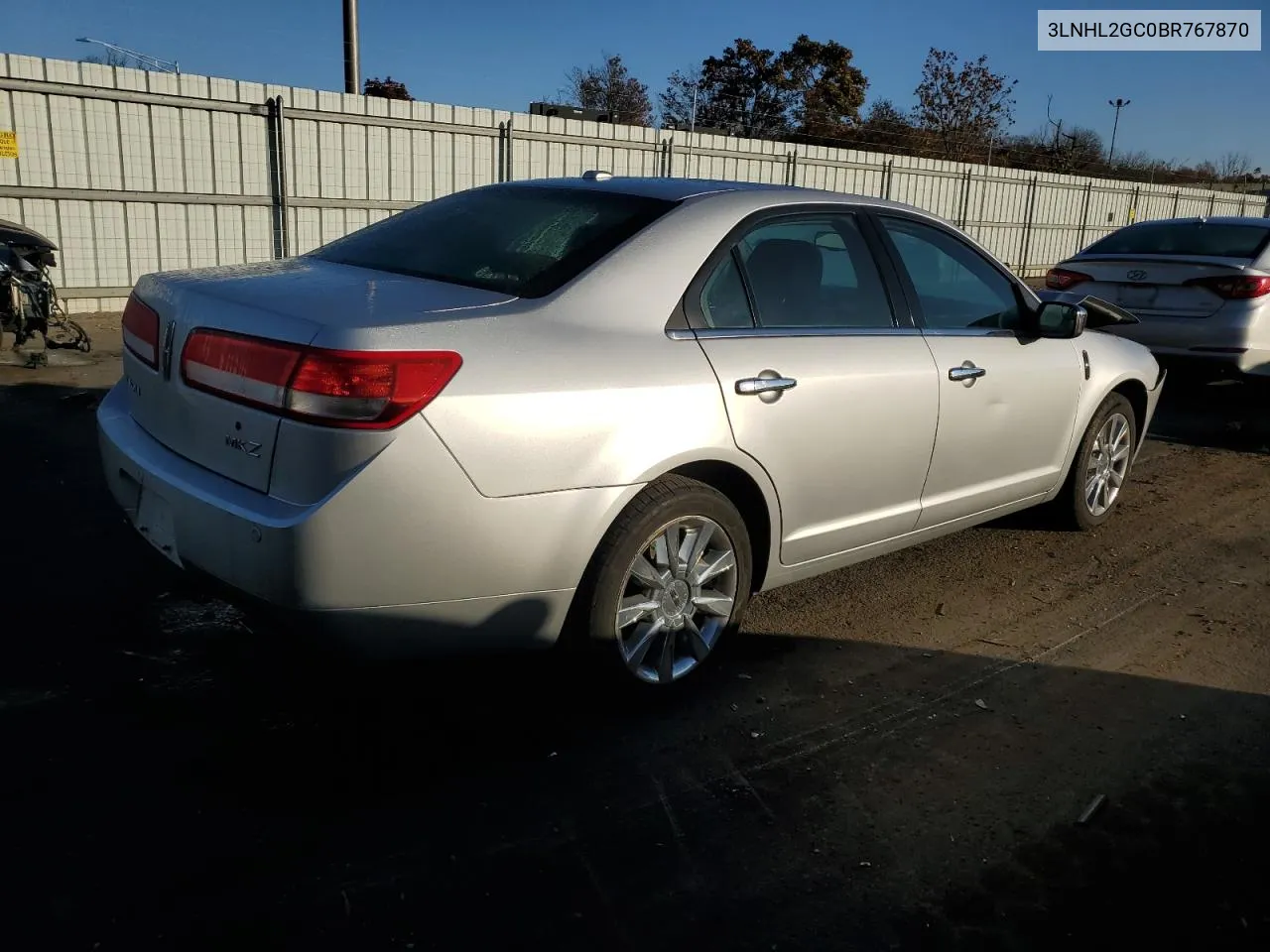 2011 Lincoln Mkz VIN: 3LNHL2GC0BR767870 Lot: 78136974