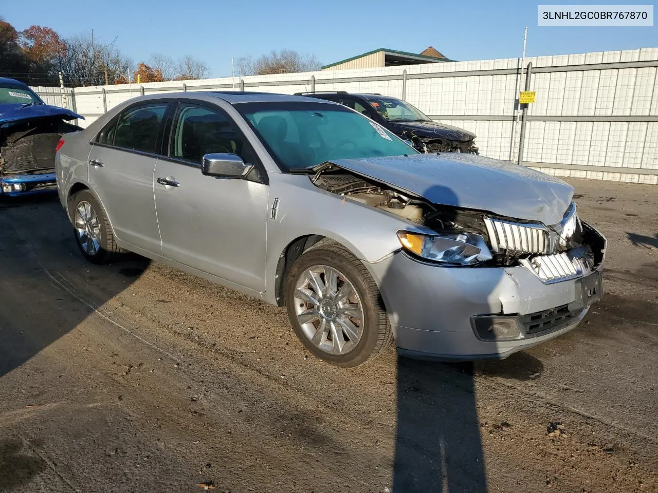 2011 Lincoln Mkz VIN: 3LNHL2GC0BR767870 Lot: 78136974