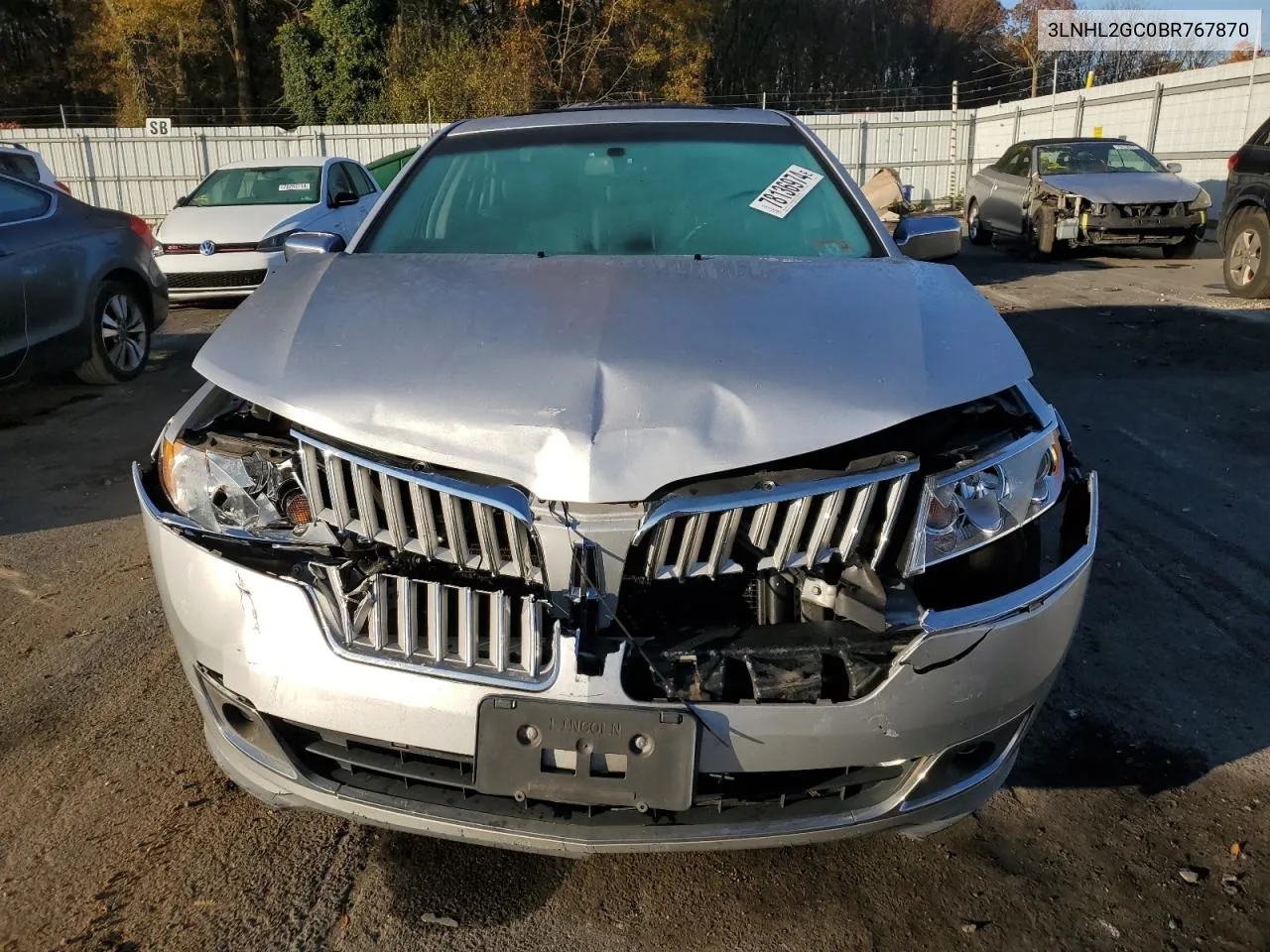 2011 Lincoln Mkz VIN: 3LNHL2GC0BR767870 Lot: 78136974