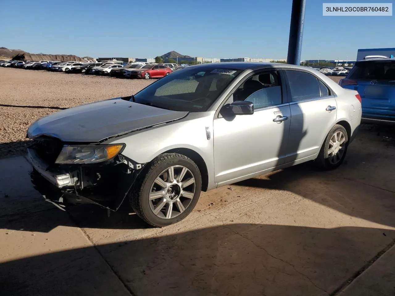 2011 Lincoln Mkz VIN: 3LNHL2GC0BR760482 Lot: 79165464