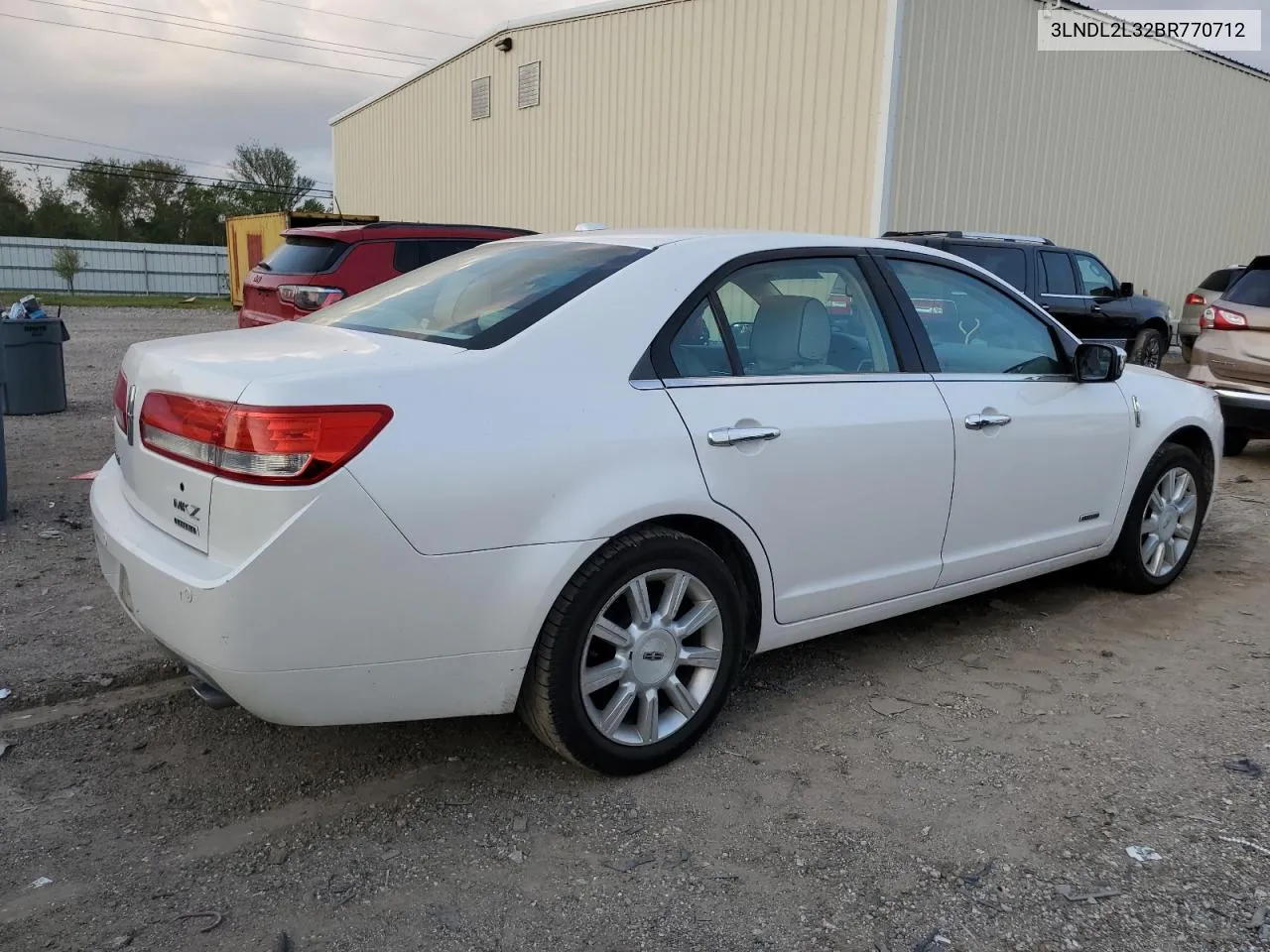 2011 Lincoln Mkz Hybrid VIN: 3LNDL2L32BR770712 Lot: 79713774