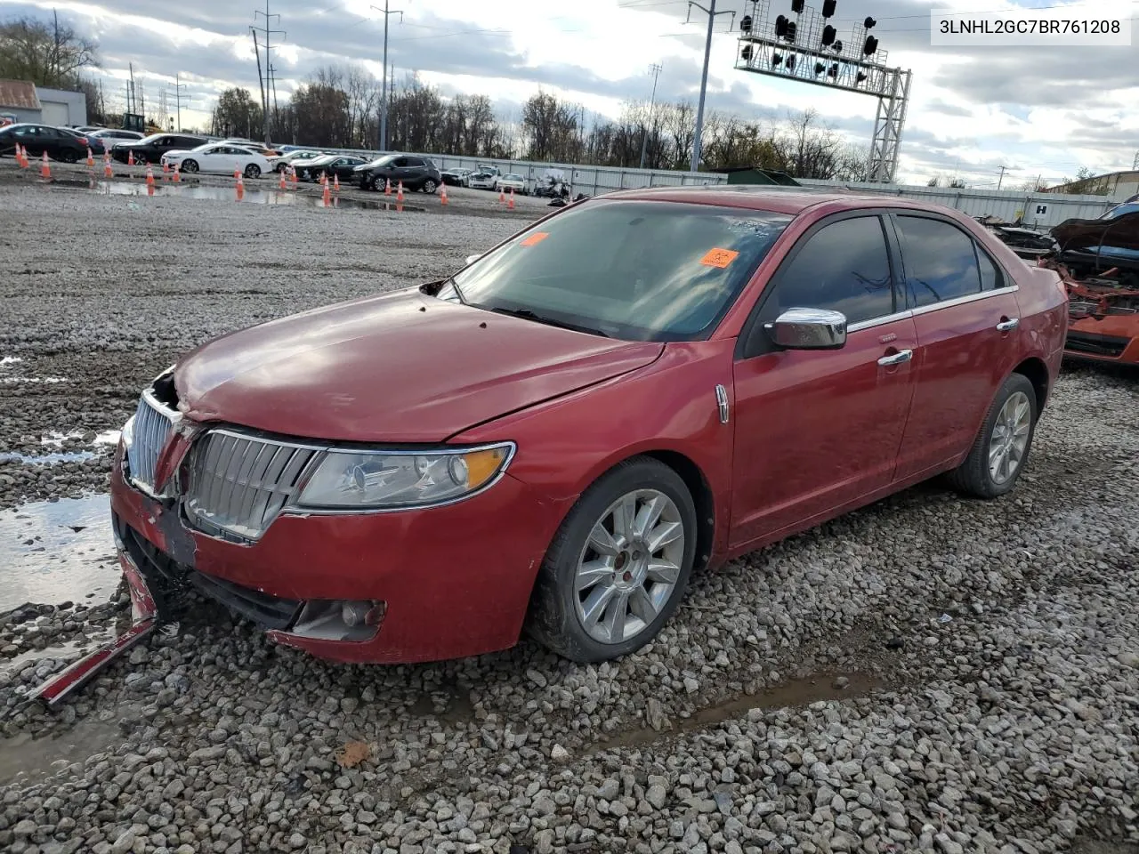 2011 Lincoln Mkz VIN: 3LNHL2GC7BR761208 Lot: 79878554