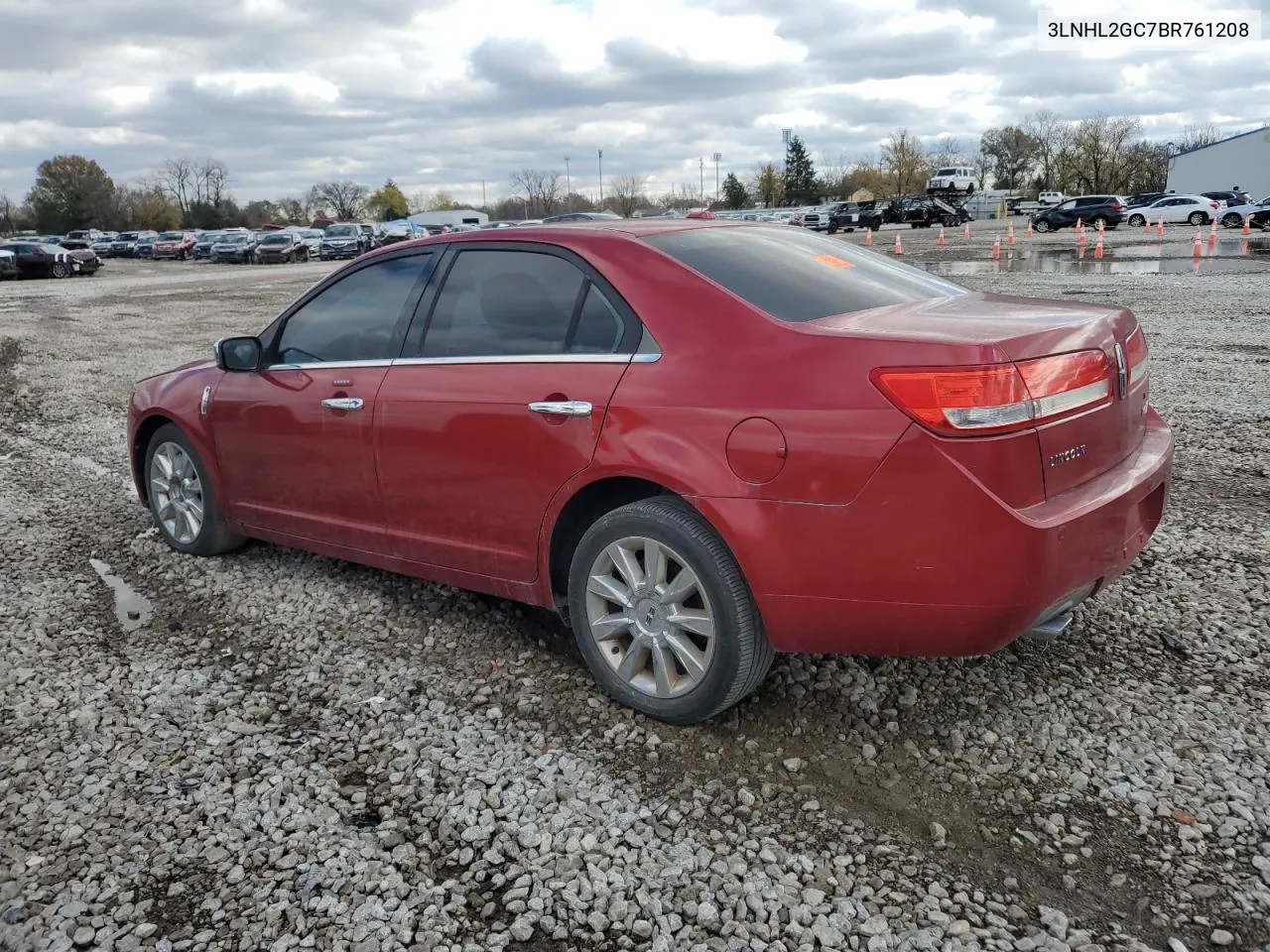 2011 Lincoln Mkz VIN: 3LNHL2GC7BR761208 Lot: 79878554