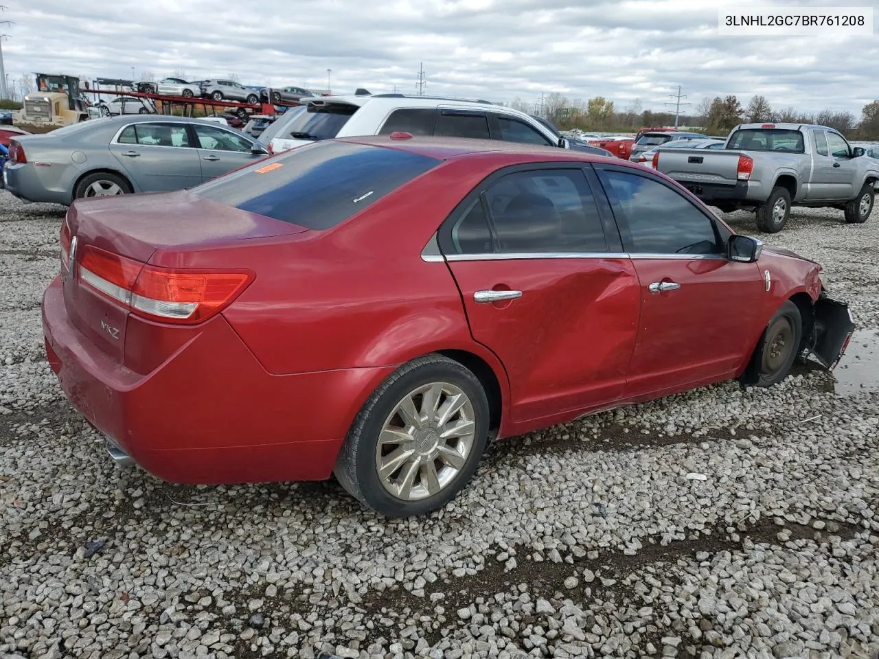 2011 Lincoln Mkz VIN: 3LNHL2GC7BR761208 Lot: 79878554