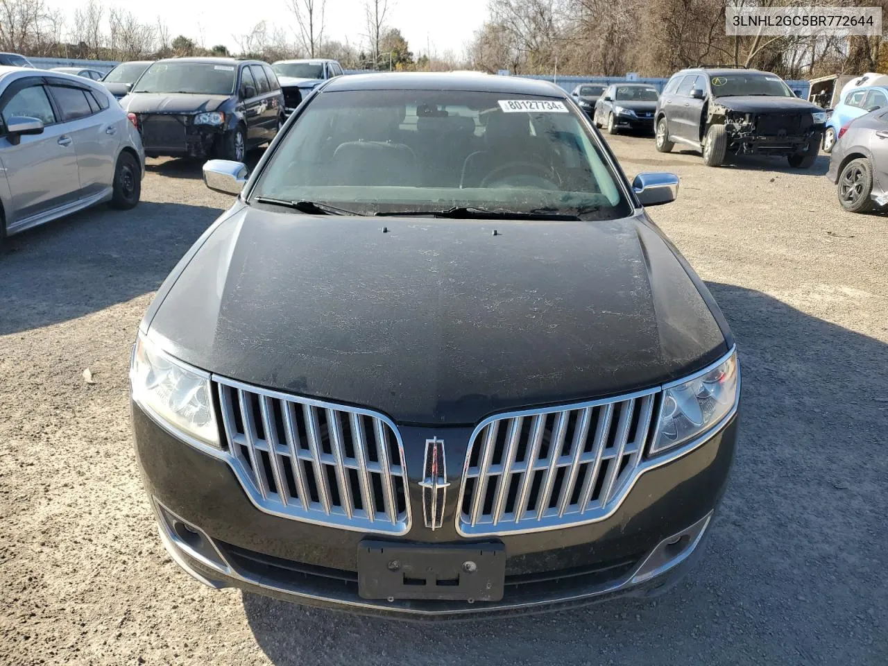 2011 Lincoln Mkz VIN: 3LNHL2GC5BR772644 Lot: 80127734