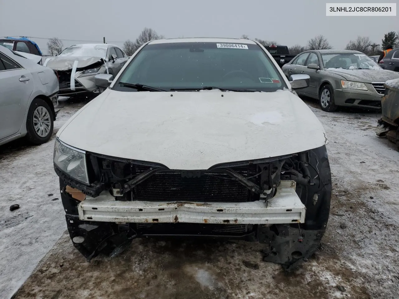 2012 Lincoln Mkz VIN: 3LNHL2JC8CR806201 Lot: 39006414