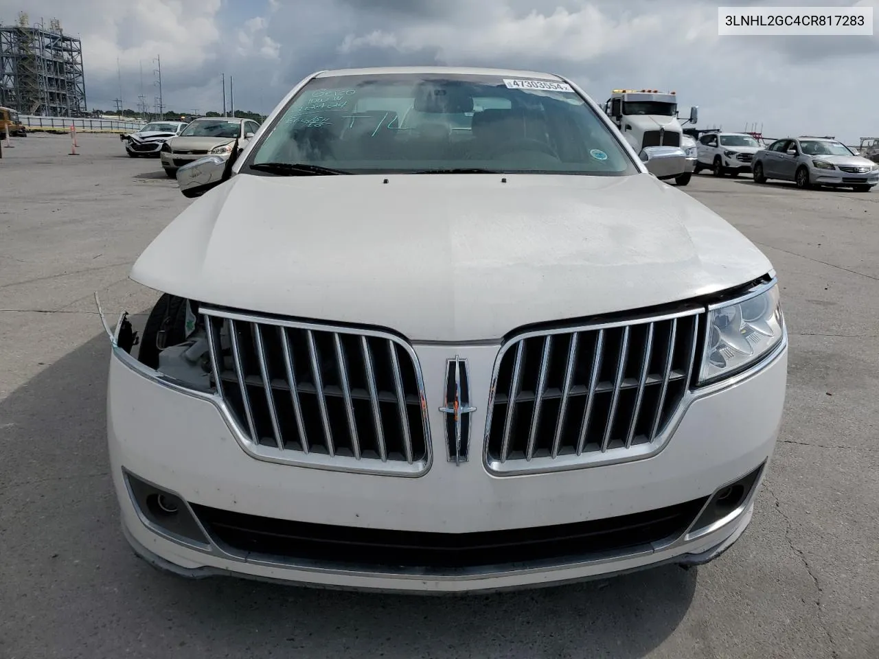 2012 Lincoln Mkz VIN: 3LNHL2GC4CR817283 Lot: 47303554