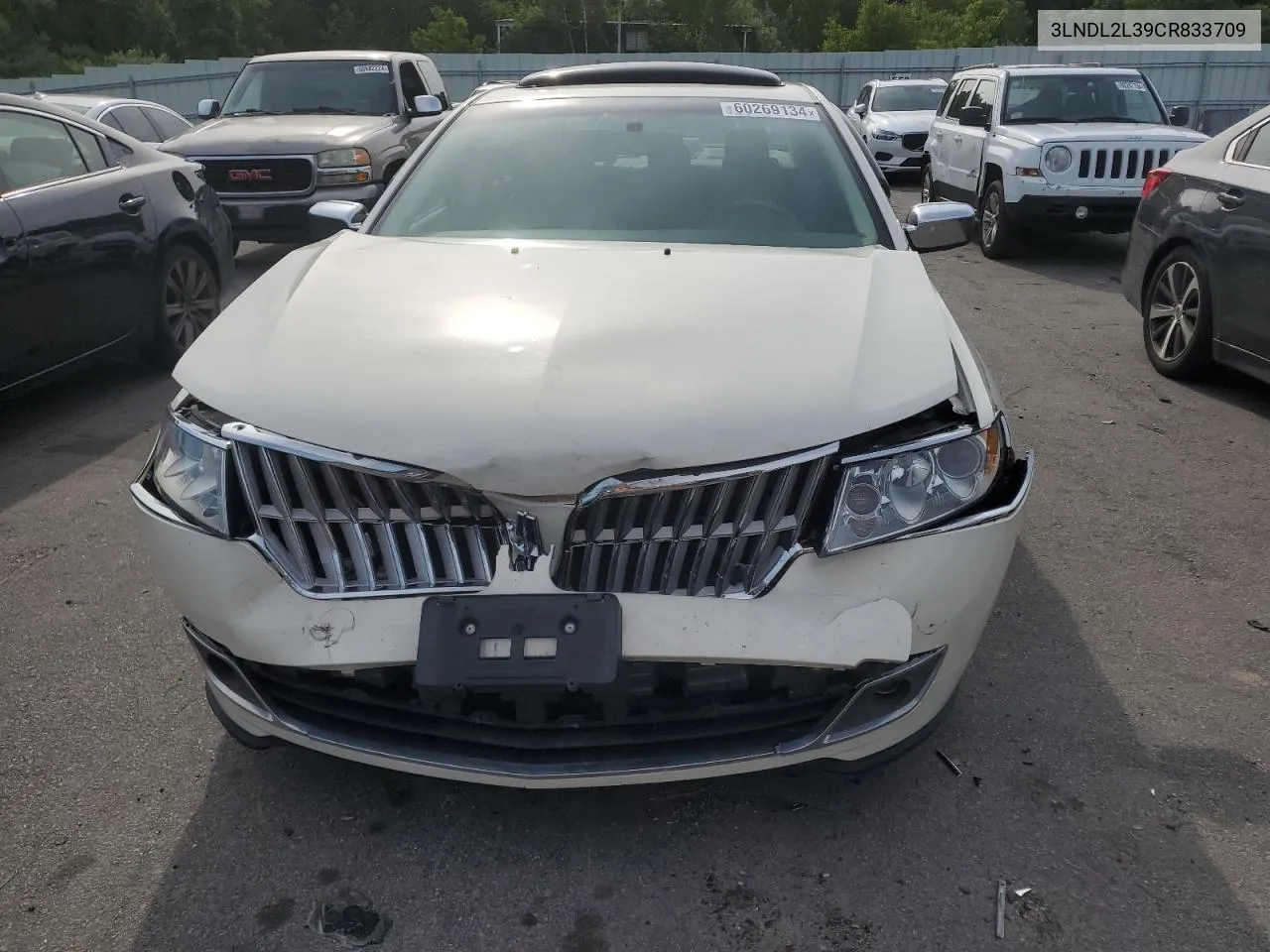 3LNDL2L39CR833709 2012 Lincoln Mkz Hybrid