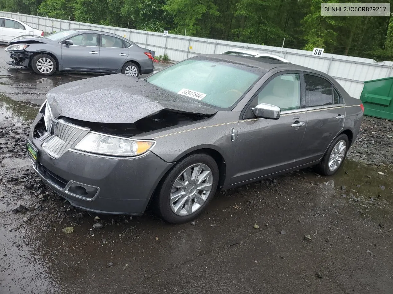 2012 Lincoln Mkz VIN: 3LNHL2JC6CR829217 Lot: 61191354