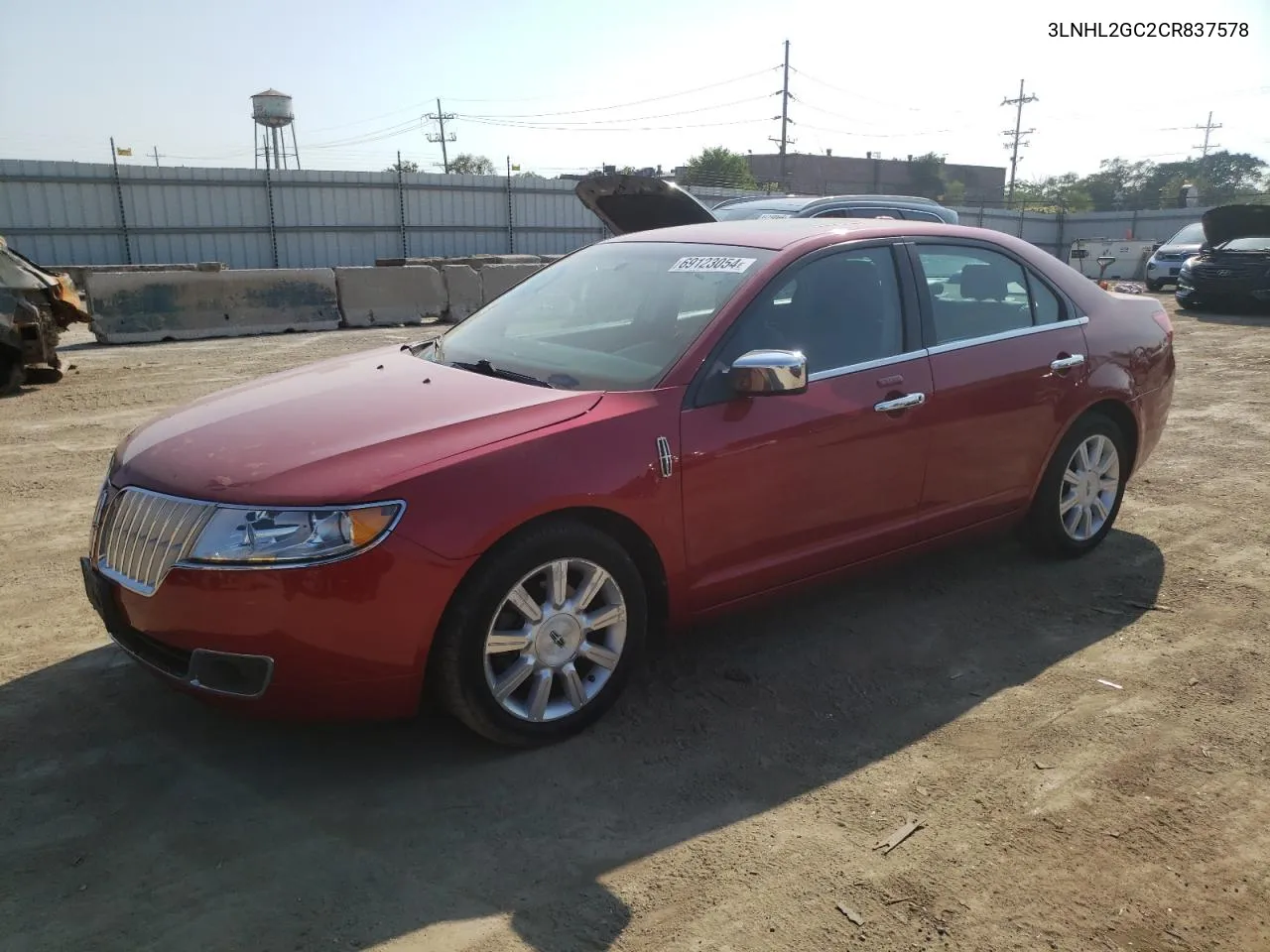 2012 Lincoln Mkz VIN: 3LNHL2GC2CR837578 Lot: 69123054