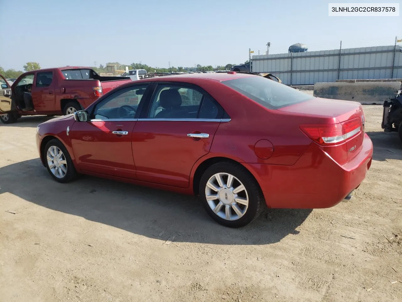 2012 Lincoln Mkz VIN: 3LNHL2GC2CR837578 Lot: 69123054