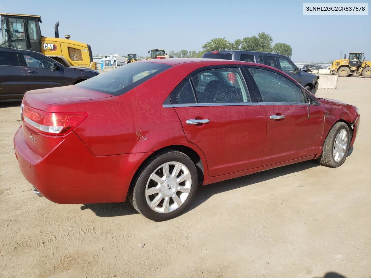 3LNHL2GC2CR837578 2012 Lincoln Mkz