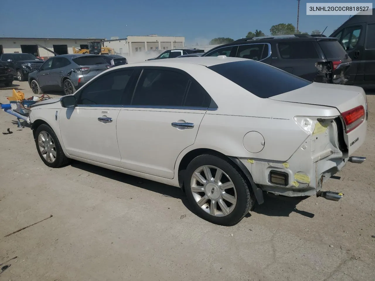 2012 Lincoln Mkz VIN: 3LNHL2GC0CR818527 Lot: 70388304