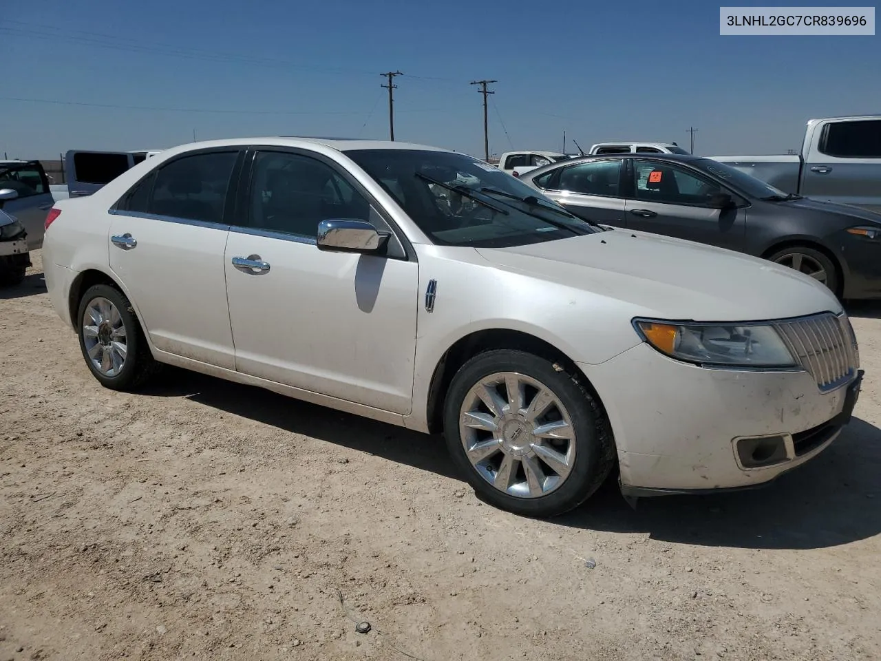 3LNHL2GC7CR839696 2012 Lincoln Mkz