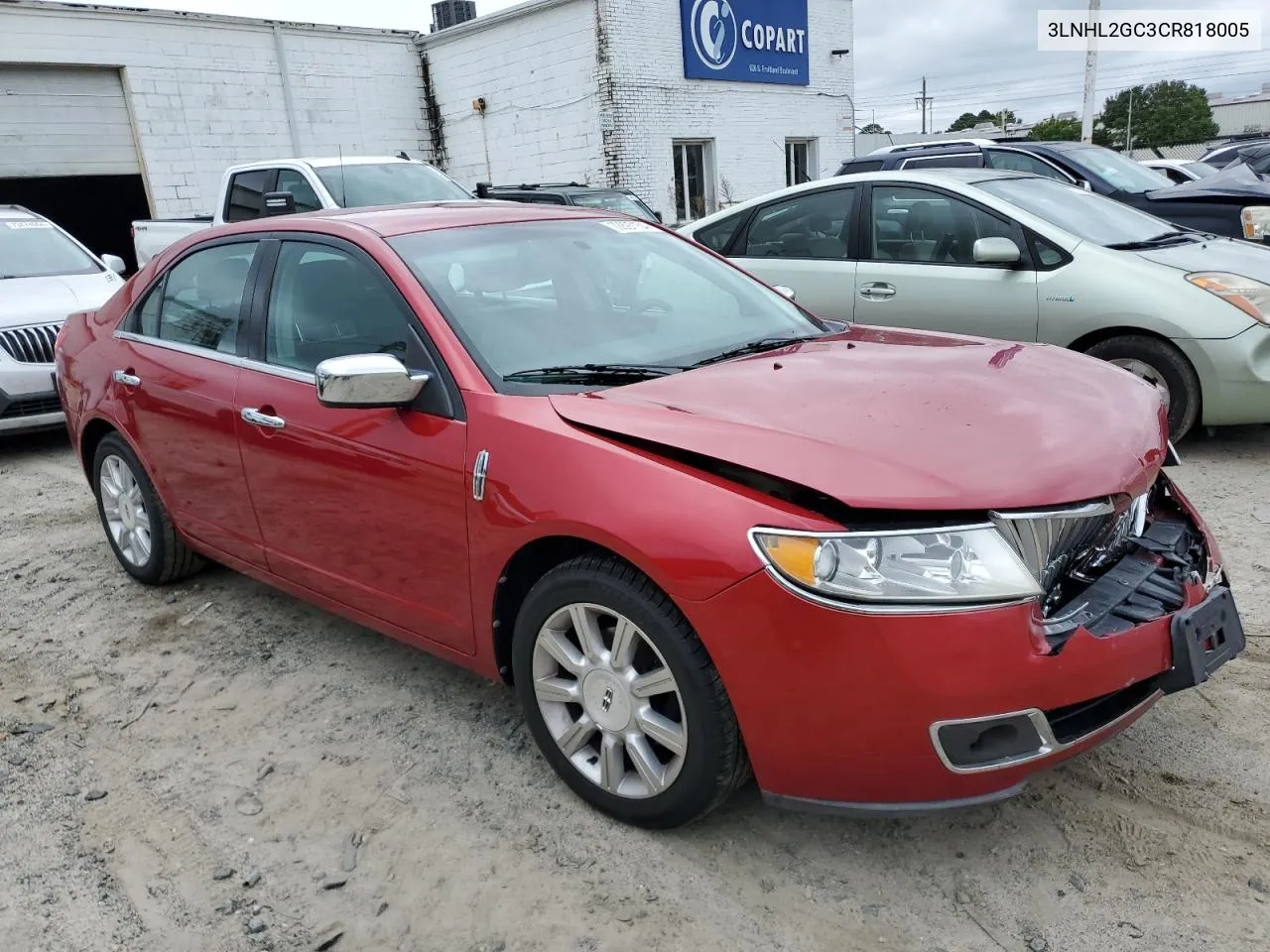 2012 Lincoln Mkz VIN: 3LNHL2GC3CR818005 Lot: 72897154