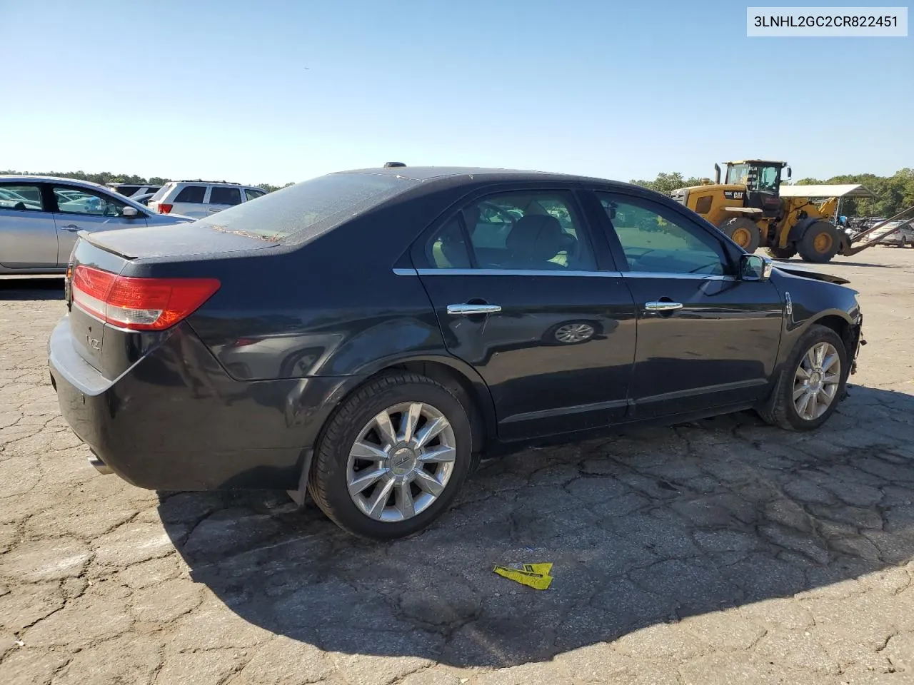 2012 Lincoln Mkz VIN: 3LNHL2GC2CR822451 Lot: 75265834