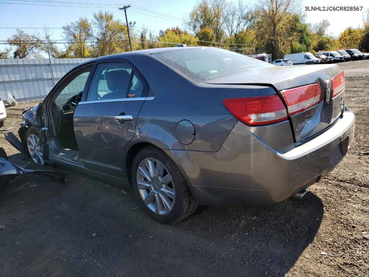 2012 Lincoln Mkz VIN: 3LNHL2JC6CR828567 Lot: 76903714