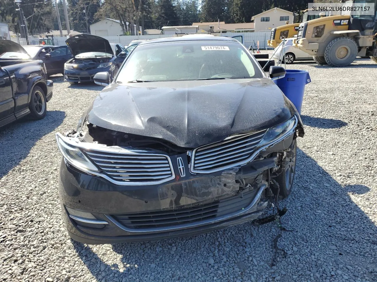 2013 Lincoln Mkz Hybrid VIN: 3LN6L2LU6DR827157 Lot: 51479074