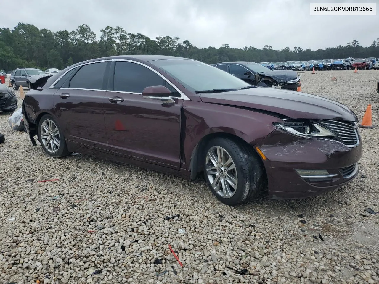 2013 Lincoln Mkz VIN: 3LN6L2GK9DR813665 Lot: 69113404