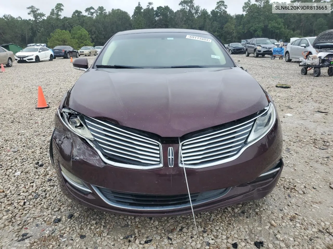 2013 Lincoln Mkz VIN: 3LN6L2GK9DR813665 Lot: 69113404