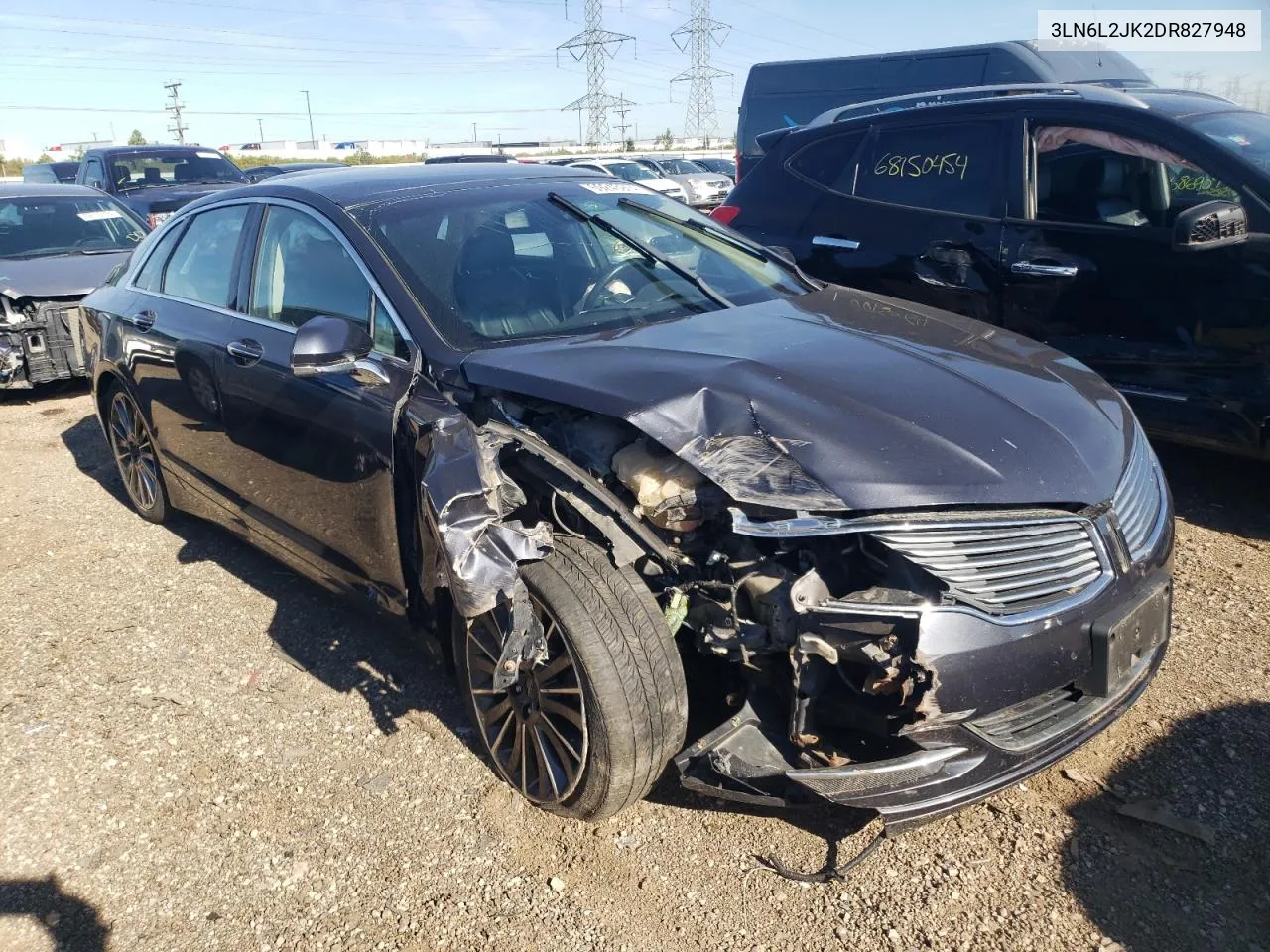 2013 Lincoln Mkz VIN: 3LN6L2JK2DR827948 Lot: 69243974