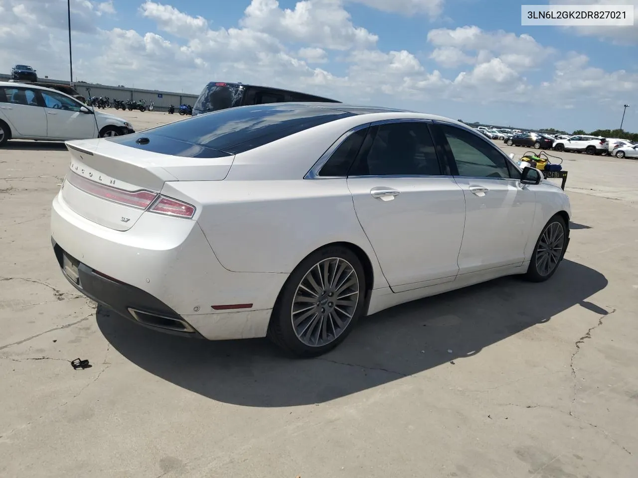 2013 Lincoln Mkz VIN: 3LN6L2GK2DR827021 Lot: 72574854