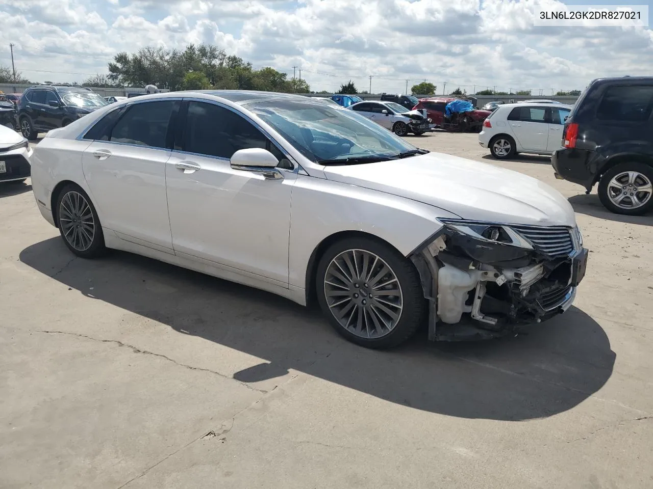 2013 Lincoln Mkz VIN: 3LN6L2GK2DR827021 Lot: 72574854