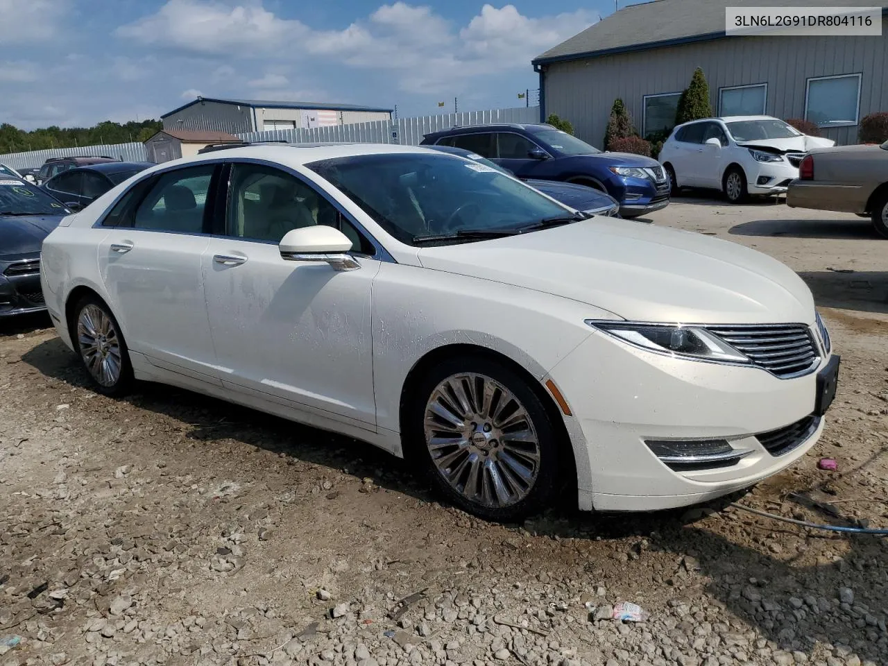 2013 Lincoln Mkz VIN: 3LN6L2G91DR804116 Lot: 72596854