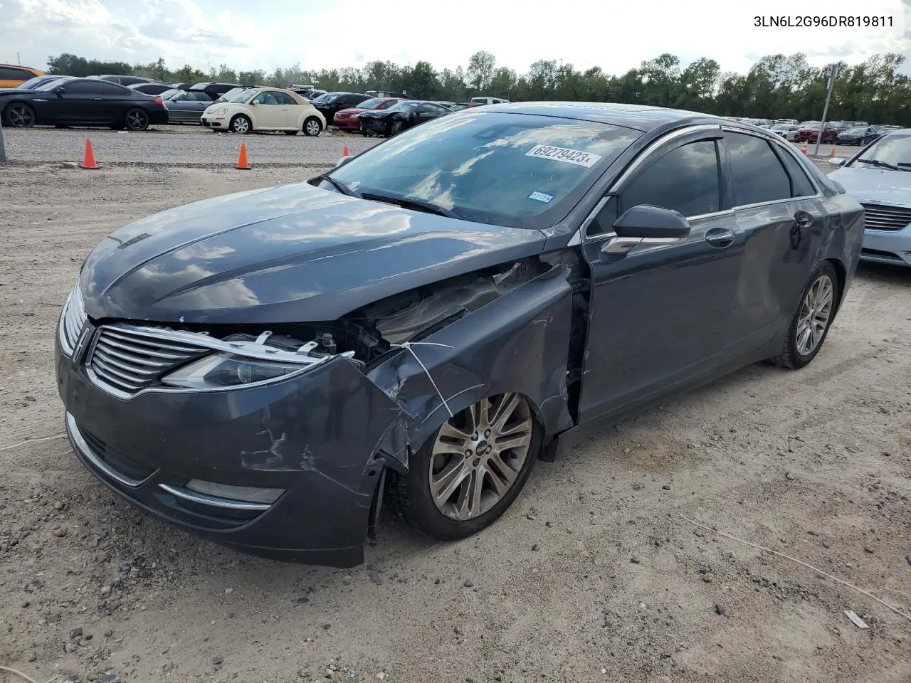 2013 Lincoln Mkz VIN: 3LN6L2G96DR819811 Lot: 74199124