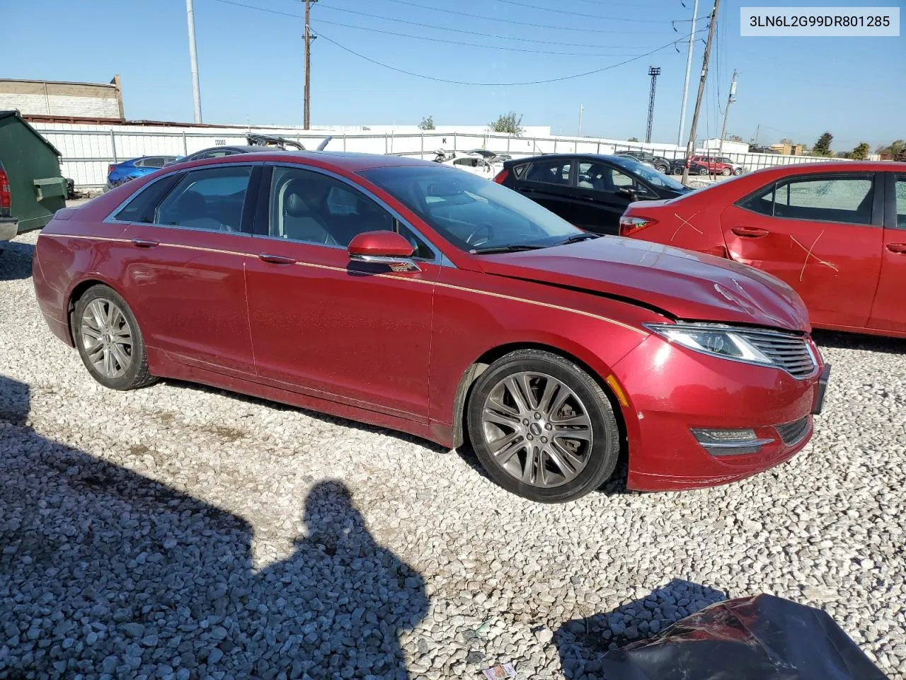 2013 Lincoln Mkz VIN: 3LN6L2G99DR801285 Lot: 75656604