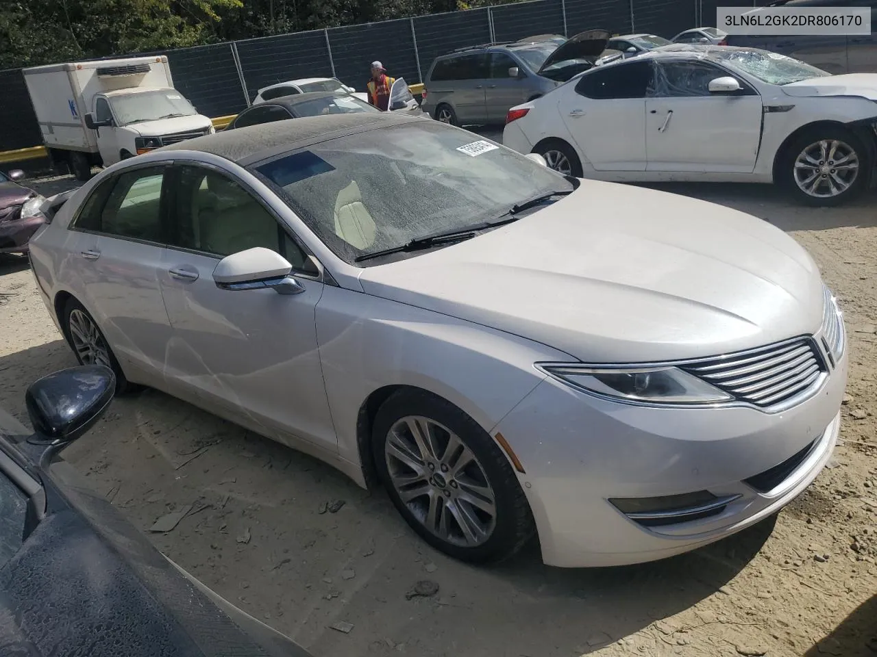 2013 Lincoln Mkz VIN: 3LN6L2GK2DR806170 Lot: 75893414